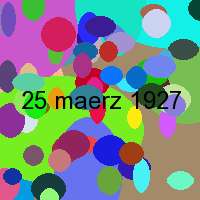 25 maerz 1927